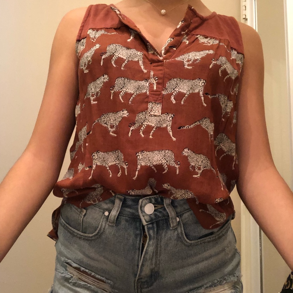 COPY - Lucky Brand Cheetah Shirt